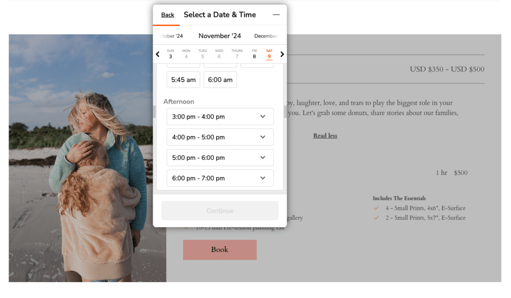 BookMe Service Availability