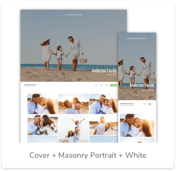 cover masonry portrait white gallery photo template
