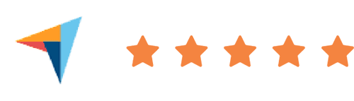 capterra ratings logo with 5 stars in color