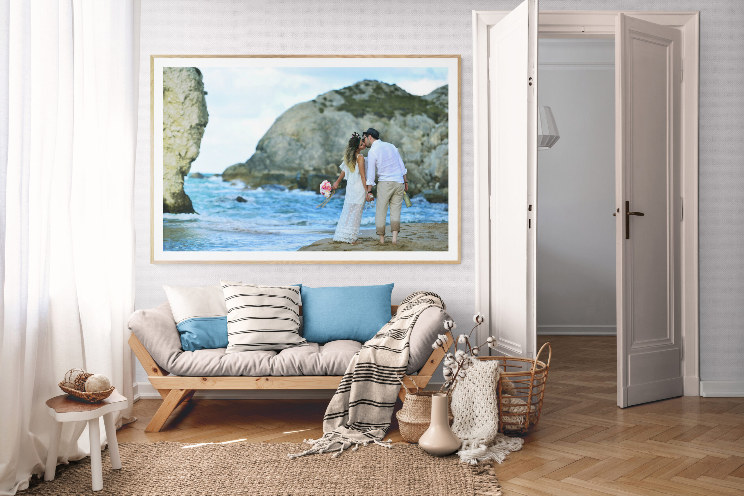 upsell large wall print