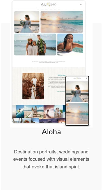 mobile template aloha
