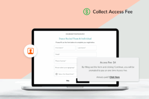 Graphic showing Zenfolio Folder Reg + Paid Access features on the NextZen platform for photographers.