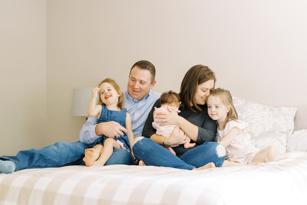 Jordan Family parents three children photography by Elizabeth Tate