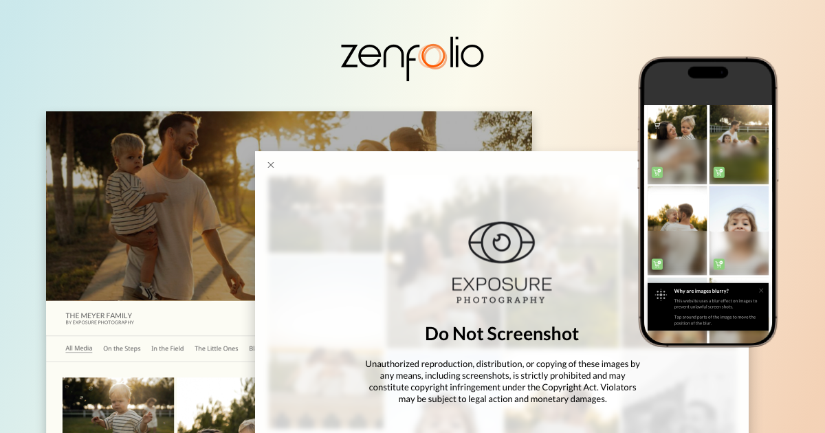 Zenfolio Screenshot Production Release Notes
