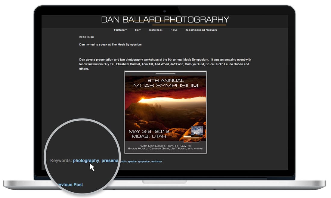 dan ballard photography website
